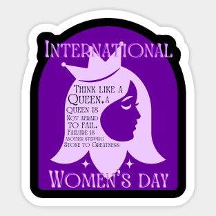 International Women's Day Sticker